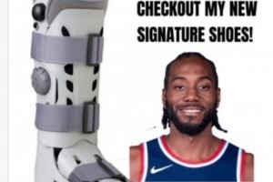 美网友：小卡出款保护靴当签名鞋吧 吹个风都能受伤&是时候退役了